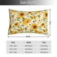 thumbnail image 2 of Fotbe Beautiful Countryside Sunflower Funda de Almohada Decorativa Estilo Occidental, Lujo en Algodón, Fundas para Almohadas King, Cojín Estampado para Decoración del Hogar-16"x24", 2 of 6