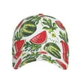 thumbnail image 2 of Fotbe Watermelons Baseball Cap, Watermelons Print Dad Hat,Outdoor Hat,Adjustable Sports Cap, Perfect For Activities, 2 of 9