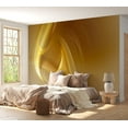 thumbnail image 6 of Tiptophomedecor Abstract Wallpaper Wall Mural - Gold Fractal Background, 6 of 7