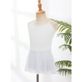 thumbnail image 4 of MSemis Kids Girls Ballet Dance Dress Gymnastics Leotard Tulle Tutu Skirt Dancewear White 15-16, 4 of 7