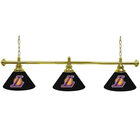 

Trademark Gameroom Los Angeles Lakers Logo 3-Shade Hanging Lamp