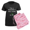 thumbnail image 5 of CafePress - Only Count To 8 Women's Dark Pajamas - Women's Short Sleeve Print T-Shirt and Pants Dark Cotton Pajama Set, 5 of 7