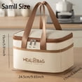 thumbnail image 3 of HGIEYS Insulated Lunch Bag for Men & Women - Leakproof Cooler Tote with Adjustable Shoulder Strap, 3 of 9