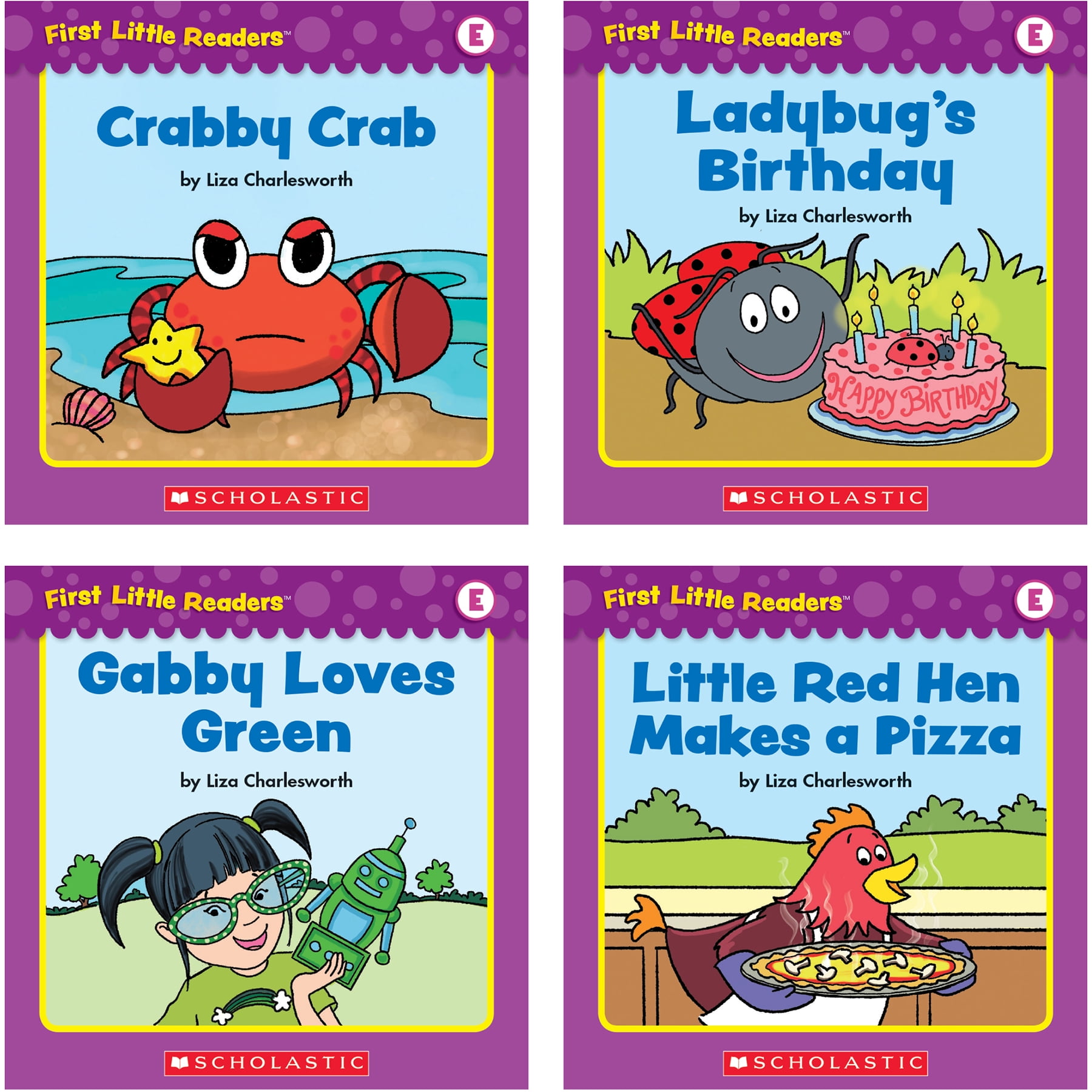 First Little Readers: Guided Reading Levels E & F (Parent Pack): 16 