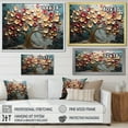 thumbnail image 4 of Designart "Moonlit Majesty Red and Gold Flower Tree II" Landscapes Framed Wall Art Decor - Country Red Tree Entryway Framed Wall Art Print, 4 of 6