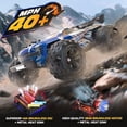 thumbnail image 5 of DEERC H16E Brushless Extreme High Speed RC Monster Truck, Max 70kph, 1:16 4X4 RTR Fast RC Cars for Adults, All Terrains Off Road Hobby Electric Vehicle Gift for Boys, 2 Li-po Batteries, 5 of 10