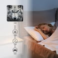 thumbnail image 4 of 10 Inch Wall Clock Battery Operated Silent Clock Decorative for Office, Kitchen, Outdoor, Living RoomWolf Picture, 4 of 4