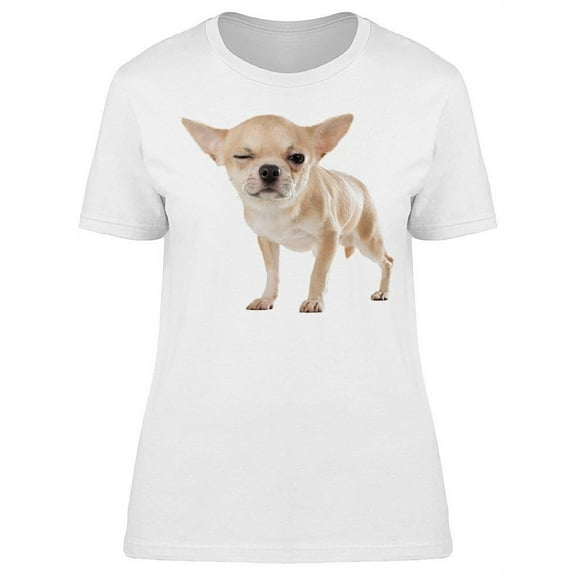 Chihuahua Winking T-Shirt Women -Image by Shutterstock, Female Medium