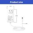 thumbnail image 2 of iNextStation 24V 2A Power Adapter Supply AC 100-240V to DC Transformer Converter for LED Light Strip LCD Monitor Router Car Devices CCTV Camera 5.5mm X 2.1mm US Plug UL Listed, 2 of 6