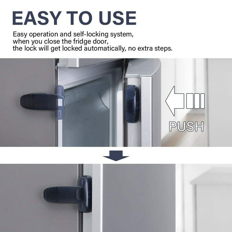 tooloflife Refrigerator Lock Anti Door lock Self Locking System