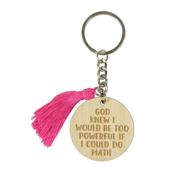 Inkdotpot Wooden Key Holder Novelty Humor Engraved Key Chain Housewarming Gift