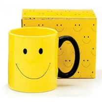 Burton & Burton Mug Ceramic Smiley Face Yellow