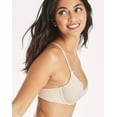 thumbnail image 4 of Maidenform Comfy Soft Demi Underwire Bra Latte Lift Black 32C Women's, 4 of 4