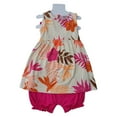 thumbnail image 2 of Carter's Infant/Toddler Girl's 2 Piece Dress and Romper Outfit Set (Pink Floral, 6M), 2 of 2