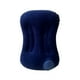 thumbnail image 1 of Eigraketly Vuelo almohada inflable cuello espalda cintura resto PVC flocado viaje portátil cojín de aire, azul carpas azul marino, 1 of 6