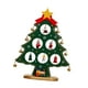 thumbnail image 5 of Decoración de árbol de Navidad de madera para escritorio, divertido adorno de mesa para el hogar. Verde Pequeño, 5 of 9