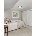 thumbnail image 2 of Millennium Lighting  Metal 1 Light  Flushmount Ceiling Light Brushed Nickel Brushed Nickel, 2 of 3