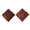 Brown, variant on Allah Muhammad Pair Diamond Shape Unique Elegant Modern Islamic Arabic Calligraphy Wall Art Decor Hand Carved Floral Designs Allah Mohammed Wall Decor Solid Wood 12"x12" (Brown)