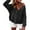 Black, variant on Wyzesi Trench Coat Women Costume Anime Women's Autumn And Winter Casual Knit Sweater Plus Size Hollow Knitted Button Sweater Coat Sports Coats For Women Casual Lightweight Womens Trench Coat Short