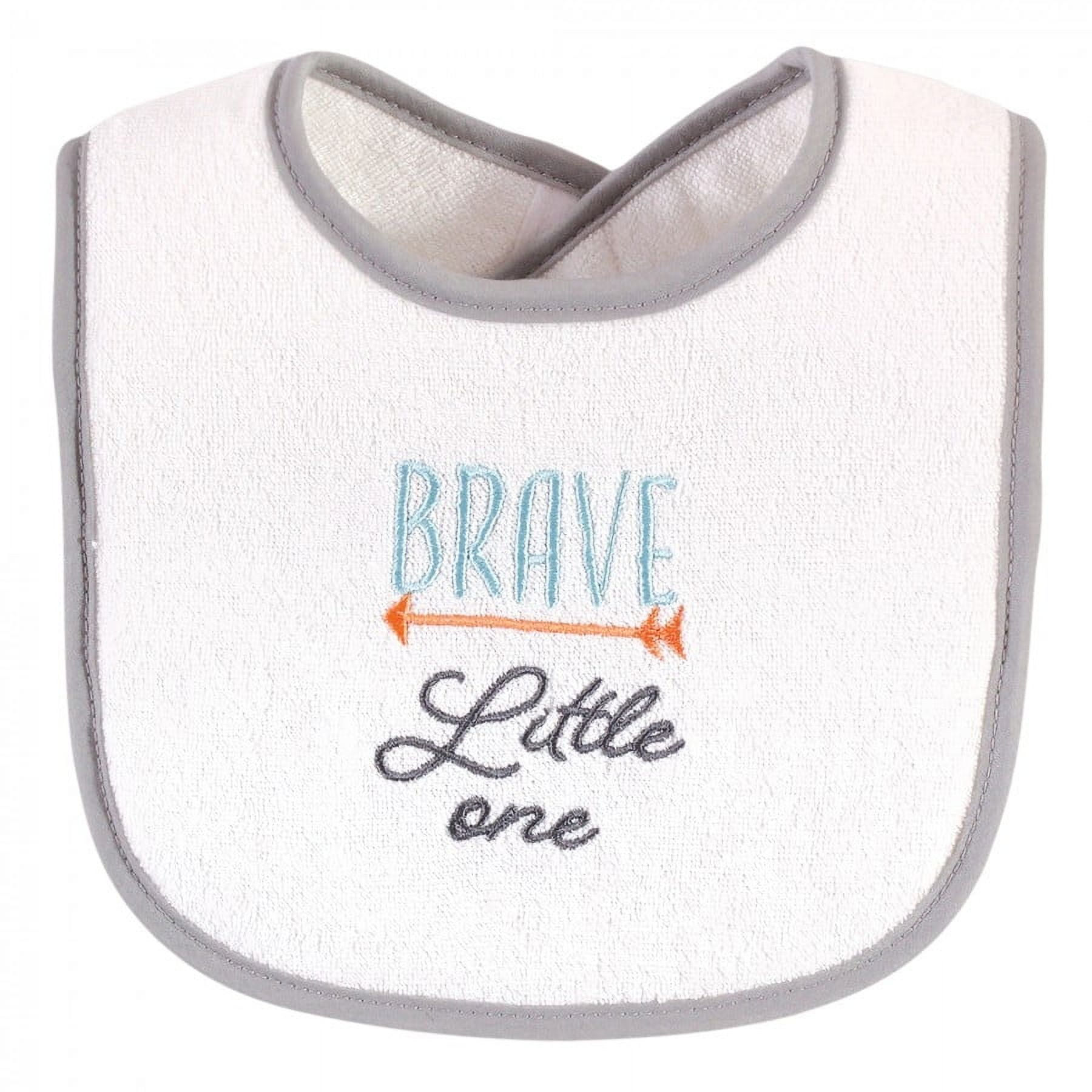 Hudson Baby Unisex Baby Cotton Terry Drooler Bibs with Fiber