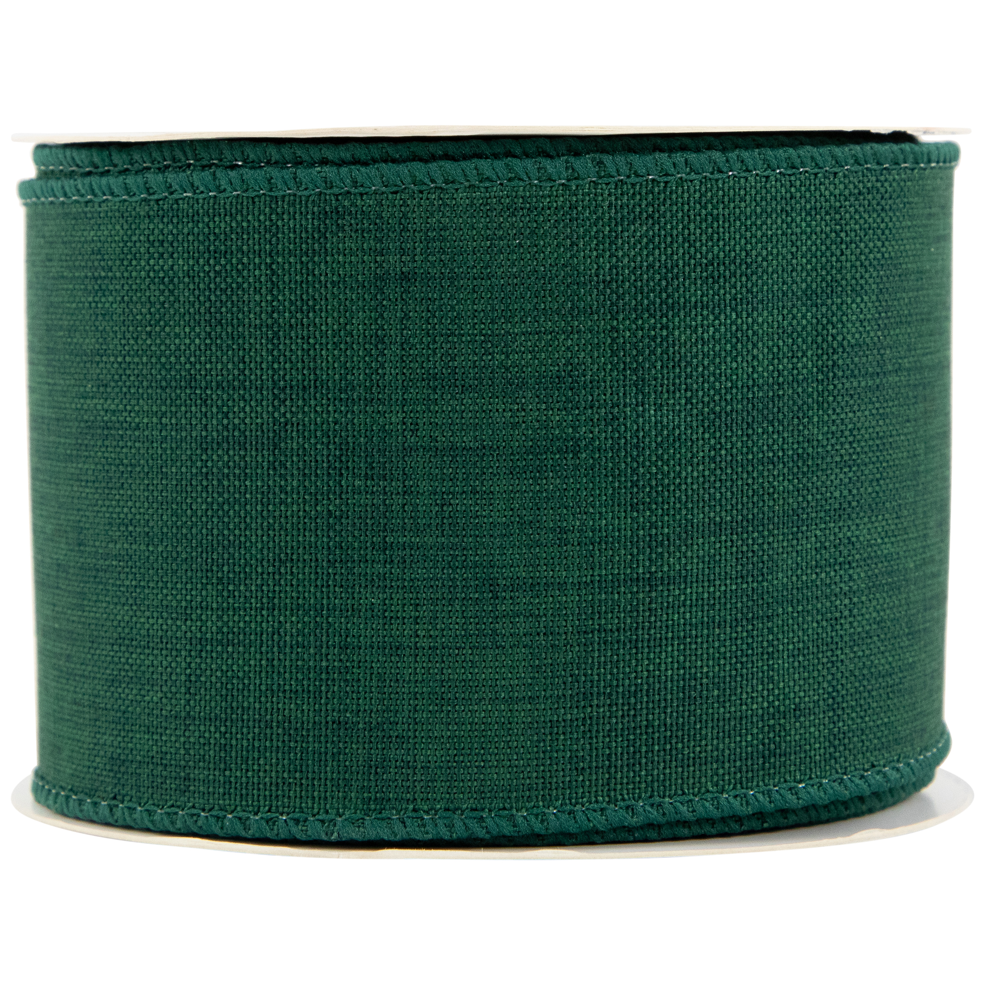 Northlight Solid Green Wired Edge Craft Christmas Ribbon 2.5 x 10 Yards - 2.5"