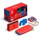 thumbnail image 2 of 2021 New Nintendo Switch Mario Red & Blue Limited Edition with Mario Iconography Carrying Case Bundle With Super Smash Bros. Ultimate And Mytrix Wireless Switch Pro Controller and Accessories Nintendo HADSKEAAA, 2 of 2
