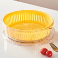 thumbnail image 1 of Latrodar Clearance Double Layered Vegetable Washing Basin Drainage Basket Purpose Plastic Thickened Filter Vegetable Basket Vegetable Washing Basket Flash Deals, 1 of 2