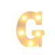 thumbnail image 2 of Letras Luminosas De Plástico Letras LED de plástico blanco con alfabeto de la N a la Z con bombillas de luz blanca cálida para decoración de fiestas en el hogar (1 pieza) Rkxzt, 2 of 9