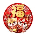 thumbnail image 2 of Abbraccia Chinese New Year Decorations 2024 Door Stickers Window Clings Decal Gift Dragon Decorative for Living Room Front Door Bedroom B 36cmx36cm, 2 of 10