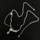 thumbnail image 2 of Collar con colgante de piedra lunar de nicho de alta gama para mujer, cuello suave y fresco, 2 of 5