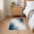 thumbnail image 3 of ODIKA 2'x3' Ultra-Soft Accent Mat, Livingroom Abstract Watercolor Splash Distressed Ombre Neutral None Washable, Bare feet friendly, Easy Care Indoor rug for Bedside, Footrest, 3 of 7