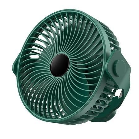 

MoreChioce USB Fan Rotate 360 Degrees Low Noise Mini Compact Portable Desk Fan Long Battery Life Three Gears Adjustable for Travel Picnic Camping Desktop v