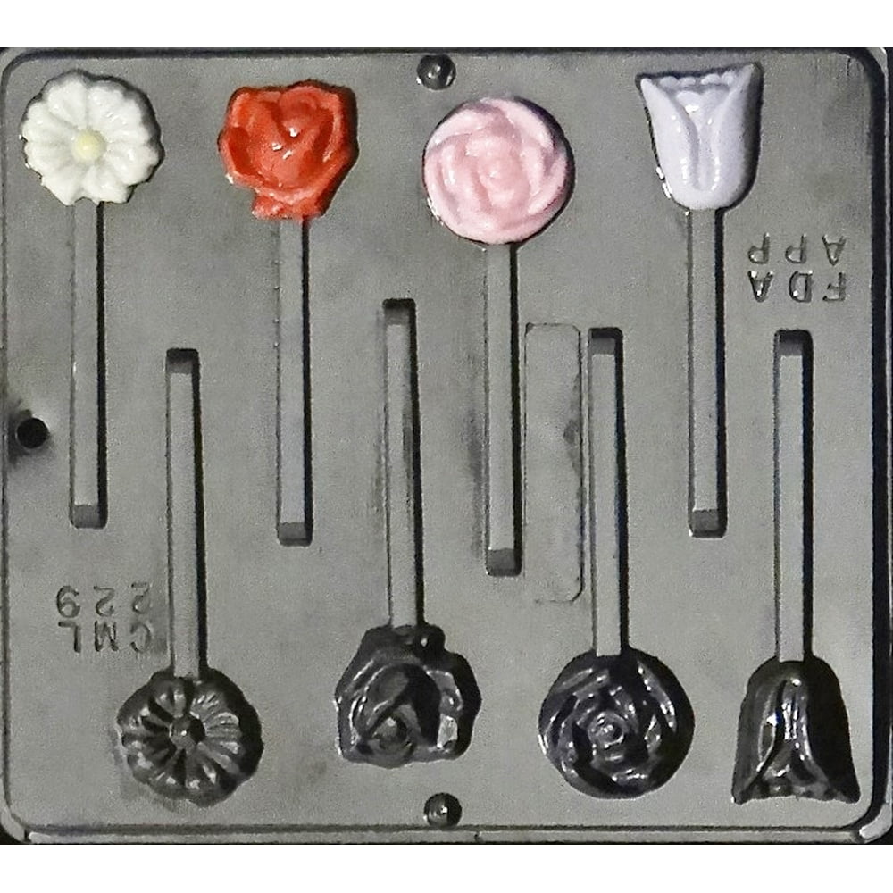 229 Flowers Assorted Chocolate Candy Mold