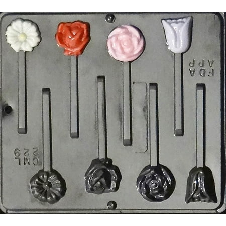 

229 Flowers Assorted Chocolate Candy Mold