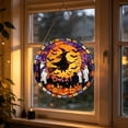 thumbnail image 4 of Fmbmuo Cute Spooky Halloween Witch-Themed Acrylic Hanging Sign , Window Suncatcher Wall Party Hanging Decorations , Front Door for Indoor Outdoor, 4 of 6
