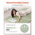 thumbnail image 3 of Japanese Tatami Mat Queen Foldable  Non-Slip Rush Grass Tatami Mattress, 3 of 10