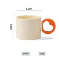 thumbnail image 2 of Taza de café de cerámica de gran capacidad con forma de michelín for el hogar, regalo for parejas, 350 ml, 2 of 6