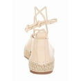 thumbnail image 2 of London Rag Alaya Woven Toe Lace-Up Womens Espadrilles, 2 of 10