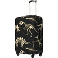 thumbnail image 2 of Spandex Travel Luggage Cover,Double-Sided Printed Dinosaur Elastic Washable Stretch Suitcase Protector Anti-Scratch Suitcase Cover Fits 18-32 Inch Luggage For Kid And Adult,M (For 22-24 Inch Luggage), 2 of 6