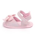 thumbnail image 4 of Summer Baby Girl Cute Sandals Soft Sole Anti-slip Bow-knot Crib Shoes First Walkers Walking Shoes, 4 of 6