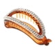 thumbnail image 3 of 2 Uds. Elegante Clip de Plátano para El Cabello, Horquilla de de Imitación Hueca, Soporte para El Cabello, 7,8 Cm Macarena Garra de pelo de diamantes de imitación hueca, 3 of 8