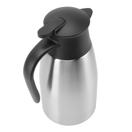 

Stainless Steel Thermal Carafe Press Type Thermal Pot Leakage Proof Sealing Wear Resistant For Office Stainless Steel Color 1.5L