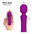thumbnail image 3 of TLUDA Personal Wand Massager for Women, Rechargeable Handheld Mini Massager for Neck Back Shoulder,Purple, 3 of 8