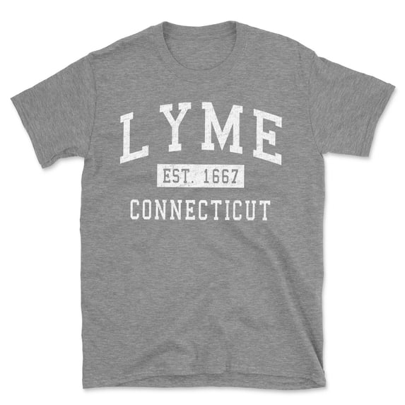 Lyme Connecticut Classic Established Men's Cotton T-Shirt