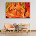 thumbnail image 2 of Cuadro Canva Venado En El Bosque 50X75 cm Pixtreats, 2 of 4