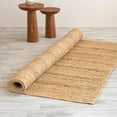 thumbnail image 3 of HOMEMONDE Large 4 x 6 Feet Area Rugs for Bedroom Natural Jute Handmade Farmhouse Reversible Braided Floor Rug Carpet, 3 of 4