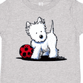 thumbnail image 4 of Inktastic Westie with Ball Boys or Girls Toddler T-Shirt, 4 of 5