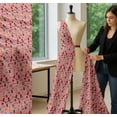 thumbnail image 5 of Soimoi Cotton Voile Fabric Cartoon Girl & Car Transport Decor Fabric Printed Yard 42 Inch Wide, 5 of 7