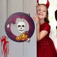 thumbnail image 4 of Halloween Decorations Ghost Hanging Sign Front Door Hanger Wreath Decor, 4 of 6