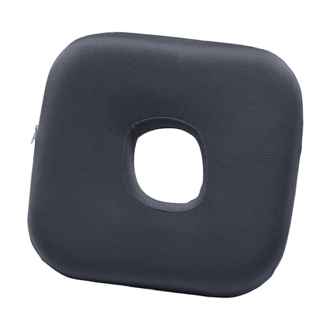 predolo Ear Piercing Pillow Pierced Ears Support Breathable Ergonomic Washable Polyester gray square